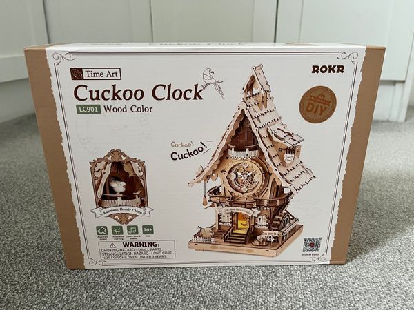 Wooden Cuckoo Clock model kit - Main image