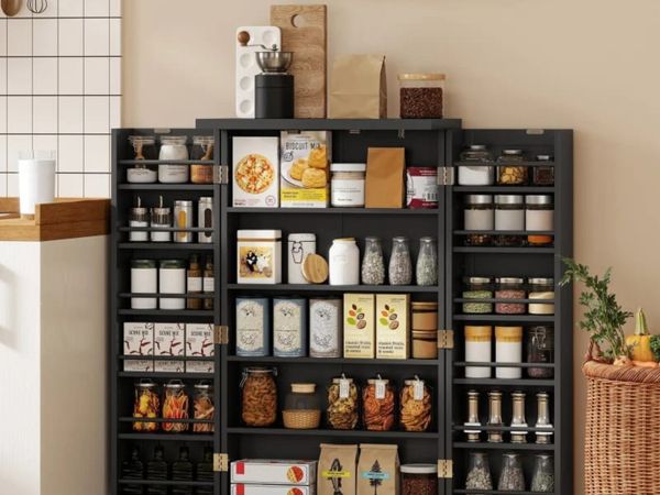 Kitchen Cupboard, Freestanding Multi-Storage Kitch - Main image