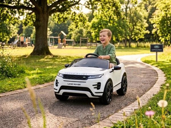 Range Rover Evoque 12V Electric Ride On Jeep White - Main image
