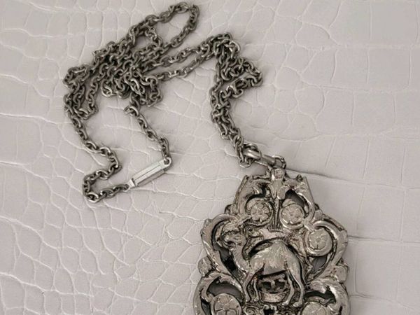 Hamsa Hand & Camel necklace - Main image