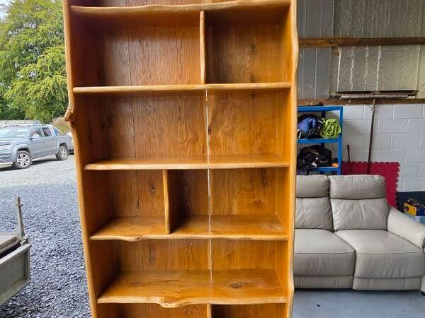 oak shelving unit - Main image