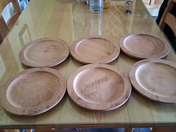 Irish wood craft plates - Main image