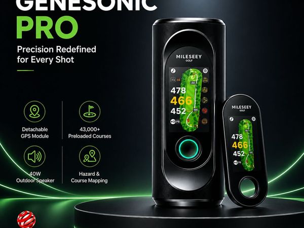 Mileseey GeneSonic Pro Detachable Golf GPS Speaker - Main image