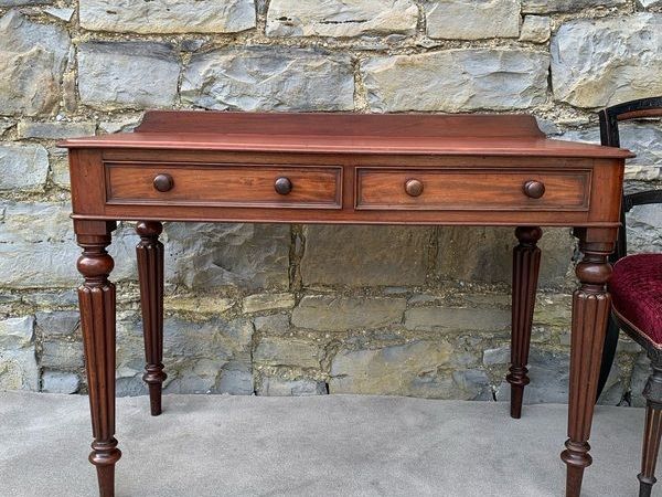 Victorian Mahogany Writing Table. - Main image