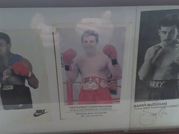 Boxing signed pictures mcguigan bruno and  McCrory - Main image