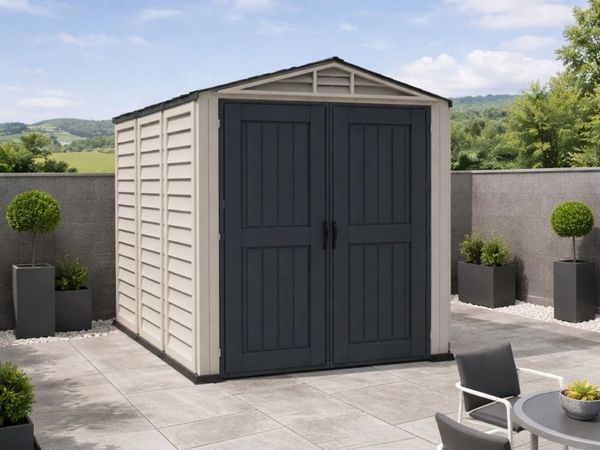 🏡 5x8 DURAMAX YARDMATE PLUS VINYL GARDEN SHED - Main image