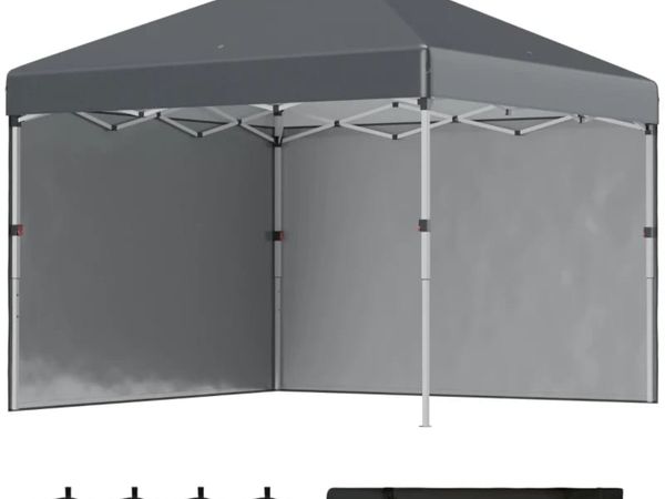 3x3 Pop Up Gazebo with Sidewalls Adjustable Garde - Main image