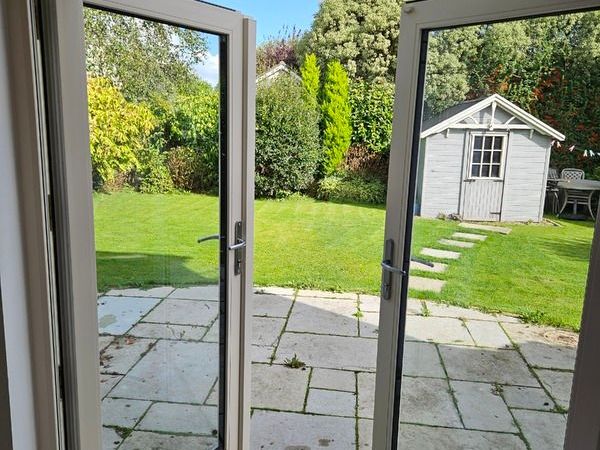 White triple glaze uPVC French doors - excellent condition - Main image