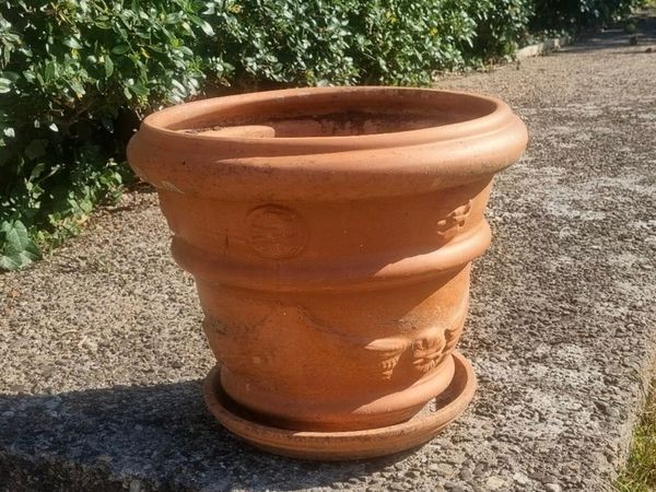 Vintage Terracotta Large Flower Pot - Main image