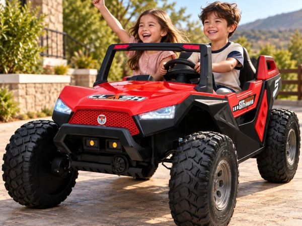Clash XL 24V Electric Ride On Buggy Red - Main image