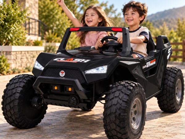 Clash XL 24V Electric Ride On Buggy Black - Main image
