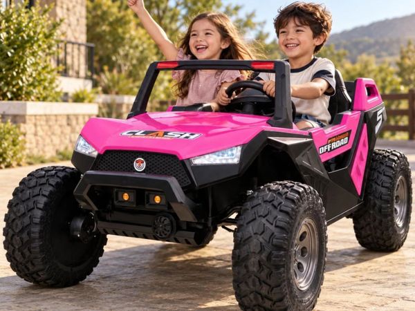 Clash XL 24V Electric Ride On Buggy Pink - Main image