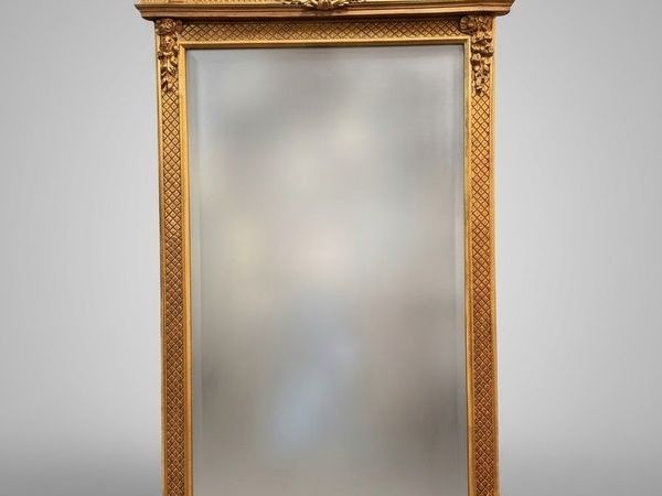 French Style Freestanding Full Length Mirror - Main image