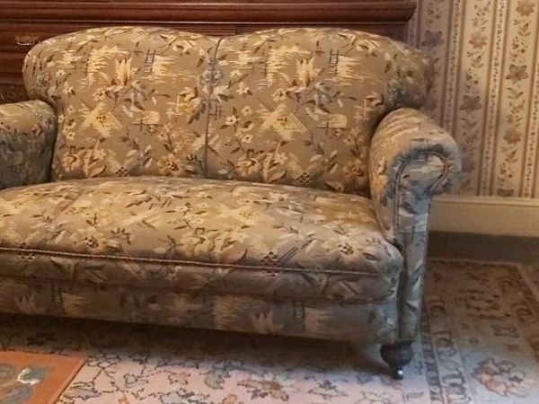 Vintage 2 Seat Sofa & 2 Arm Chairs - Main image
