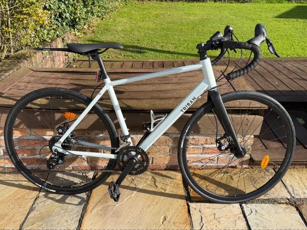 Road Bike Triban RC 120 Disc Brake - Grey - Main image