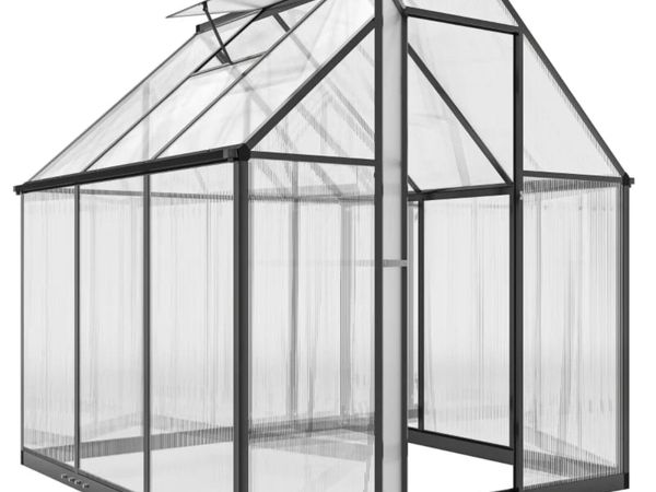 Polycarbonate Greenhouse with Swing Door and Adjus - Main image