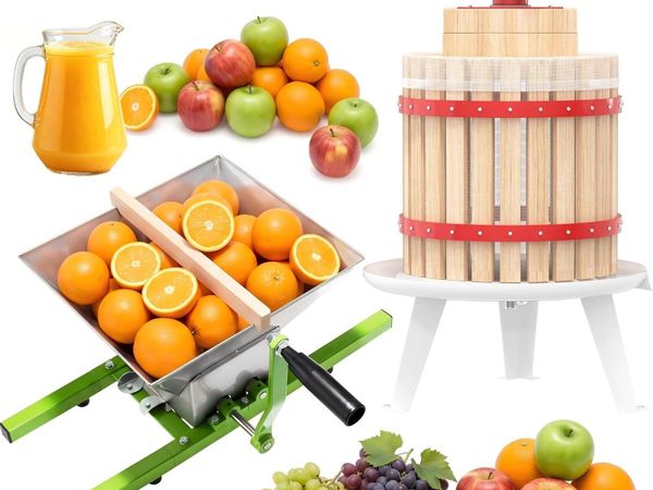 12L Fruit Press with 7L Pulp Making Mill - Main image