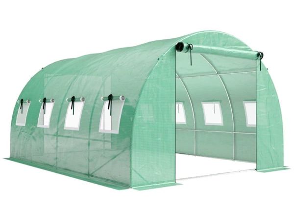 Greenhouse approx. 4 x 3 x 2 m Polytunnel with 2 R - Main image