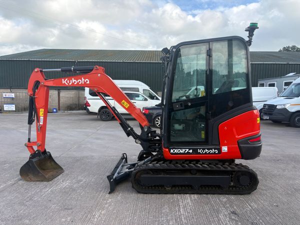 2020 Kubota kx27-4 ONLY 1465 hours - Main image