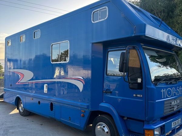 MAN 8-163 Horse lorry - Main image