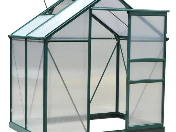 6 x 4ft Polycarbonate Greenhouse - Large Walk-In G - Main image