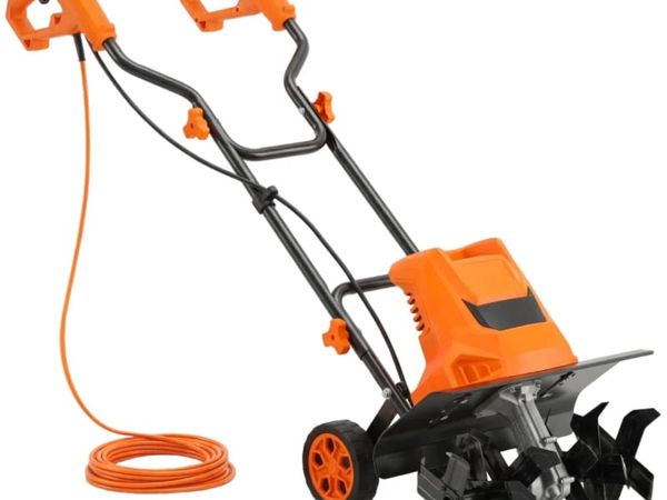 1500W Electric Garden Tiller with Foldable Handle, - Main image