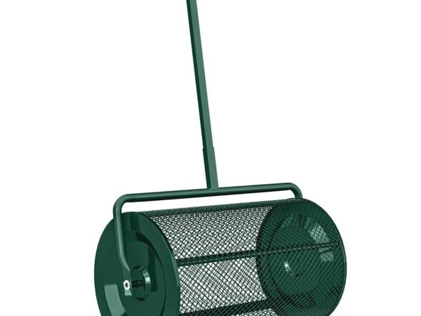 Compost Spreader, 24" Peat Moss Spreader with Heig - Main image