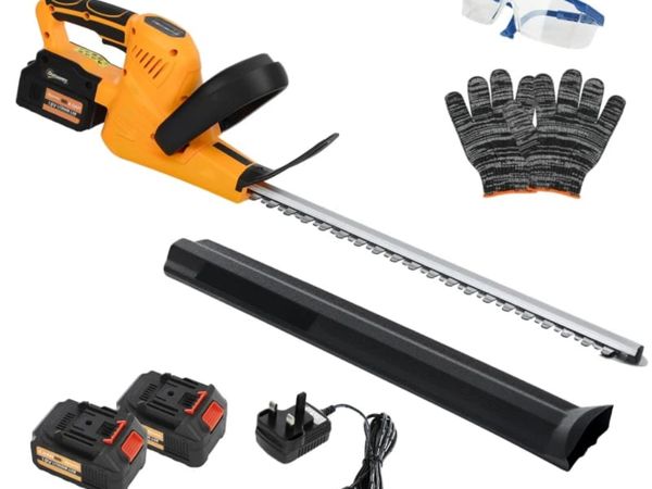 20" Cordless Hedge Trimmer, 18V Electric Hedge Cut - Main image