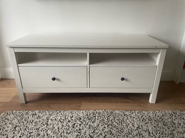Tv HEMNES Unit IKEA 2drawer white - Main image