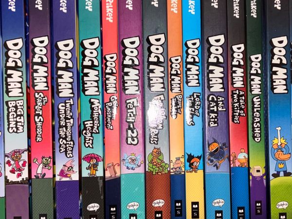 Dav Pilkey Dog Man 13 Book Mixed Bundle — 8 Hardba - Main image