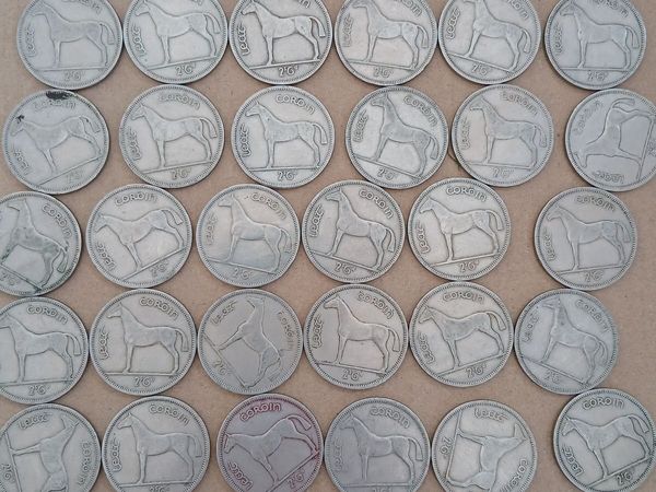 Big quantity mix of uk and irish 500 +  coins - Main image