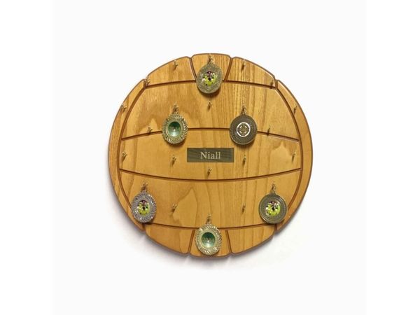 Gaelic Football Medal Display - FREE Engraving - Main image