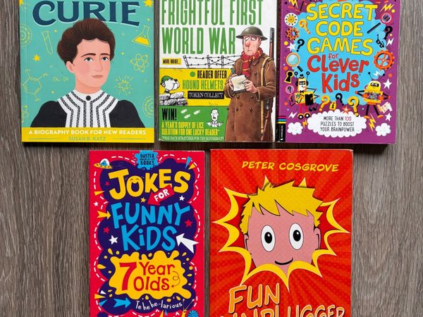 Bundle of 5 Children’s Books – Non-Fiction, Jokes - Main image