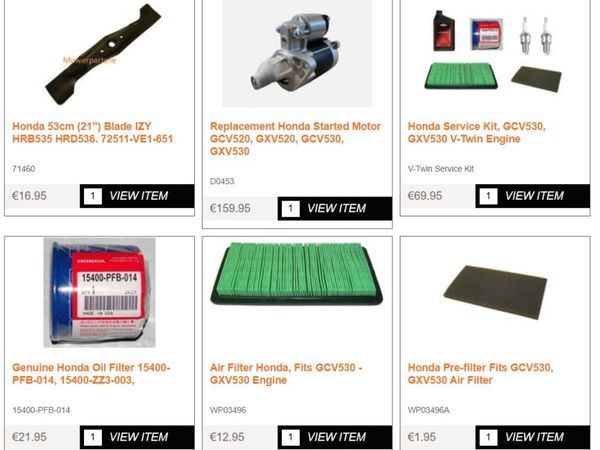Honda Spare Parts - Main image