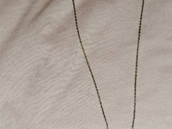 Sterling silver locket pendant on chain - Main image