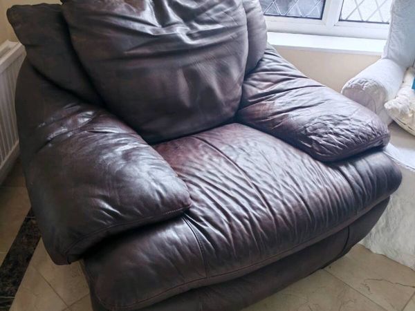 Leather arm chair - Main image