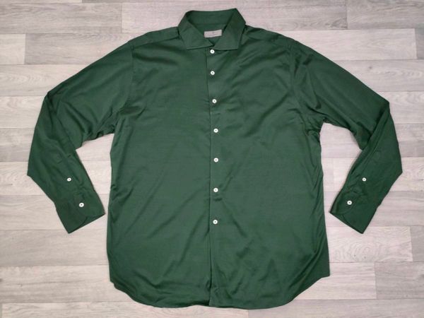 Canali Cotton Jersey Shirt Mens 2XL/3XL RRP 350 - Main image