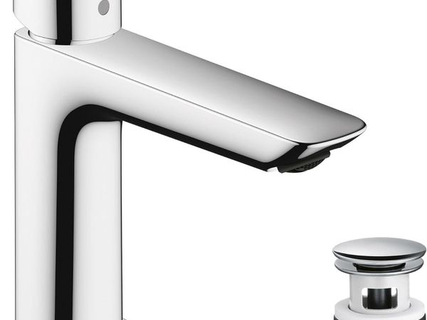 Logis Fine Bathroom Tap with Push-Open Waste Set - Main image