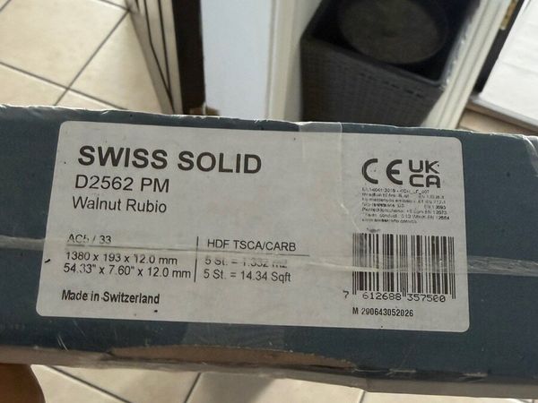 Walnut Laminate Flooring (7 Unopened Packs) - Main image