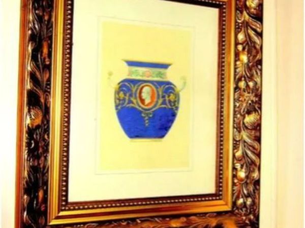 Set of 3 Matching Vintage Framed Classical Prints - Main image