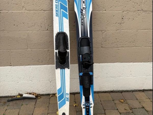 Waterskis X 2 with ski rope - Main image
