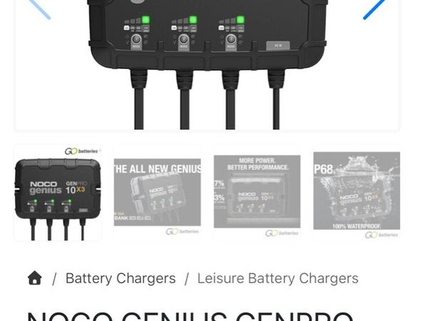 noco genius onboard battery charger - Main image