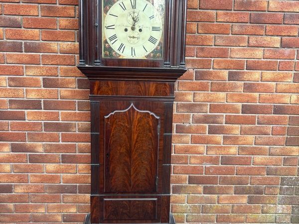 Massive Victorian mahogany grandfather clock - Main image