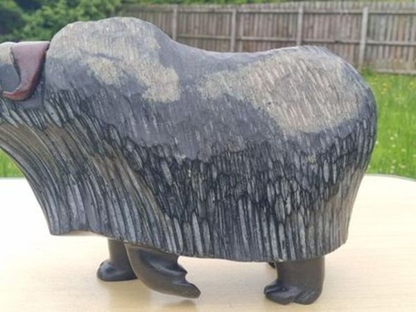 Joe Kavik - Large Arctic Musk Ox Sculpture - Main image