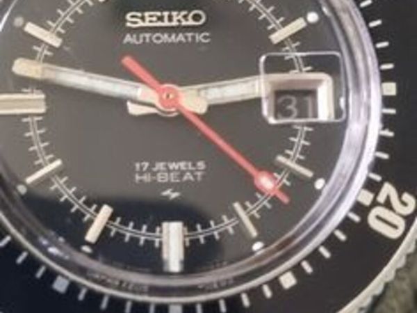 Vintage Seiko Automatic S/S Hi-Beat 17Jewels Diver - Main image