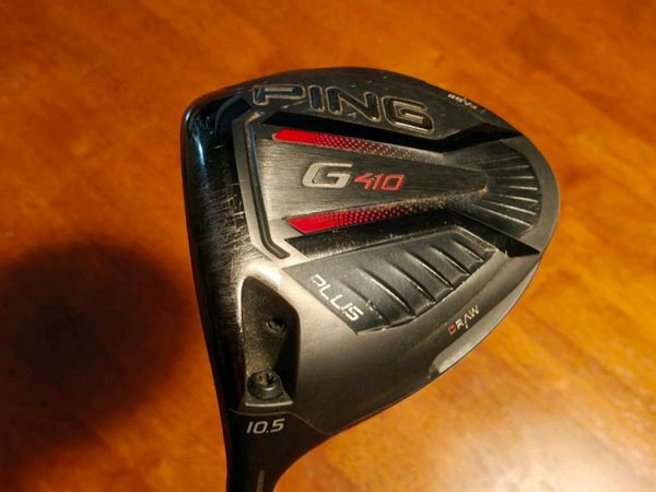 Left Handed Ping G410 Plus driver, stiff shaft - Main image