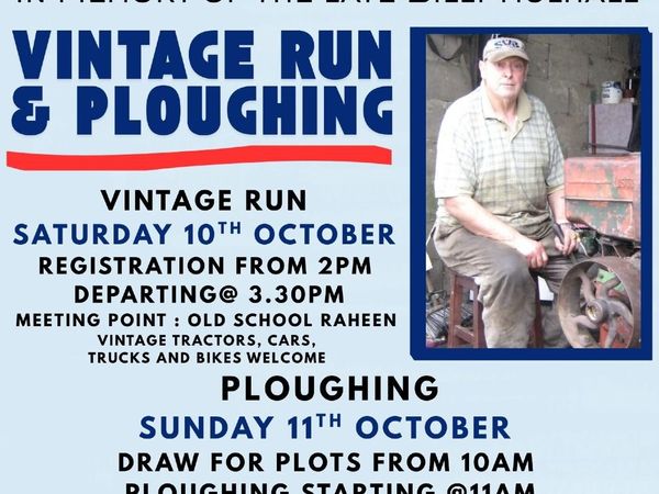 Billy Mulhall Memorial Vintage Run & Ploughing - Main image