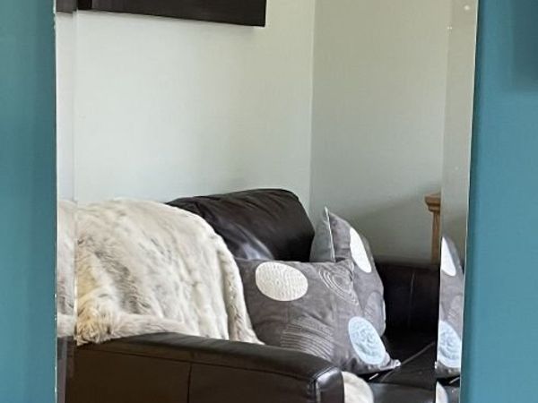 Large Wall Mirror (bevelled edges, fixings incl.) - Main image