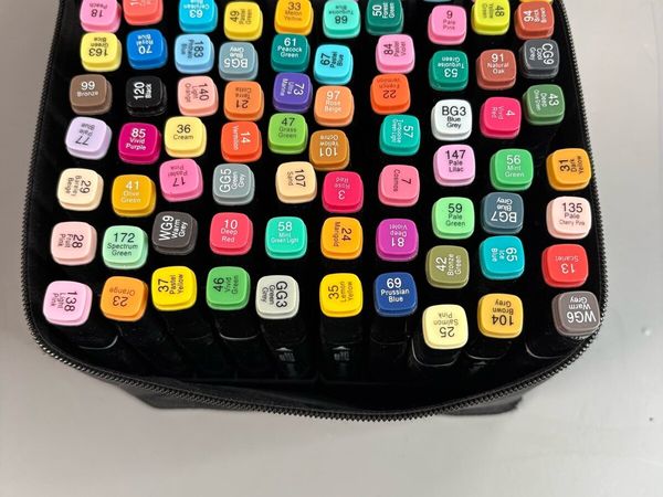 Marker Set - 80 Double Sided Markers - Main image