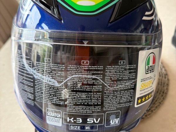 Vr46 agv arty Motorcycle helmet MS - Main image